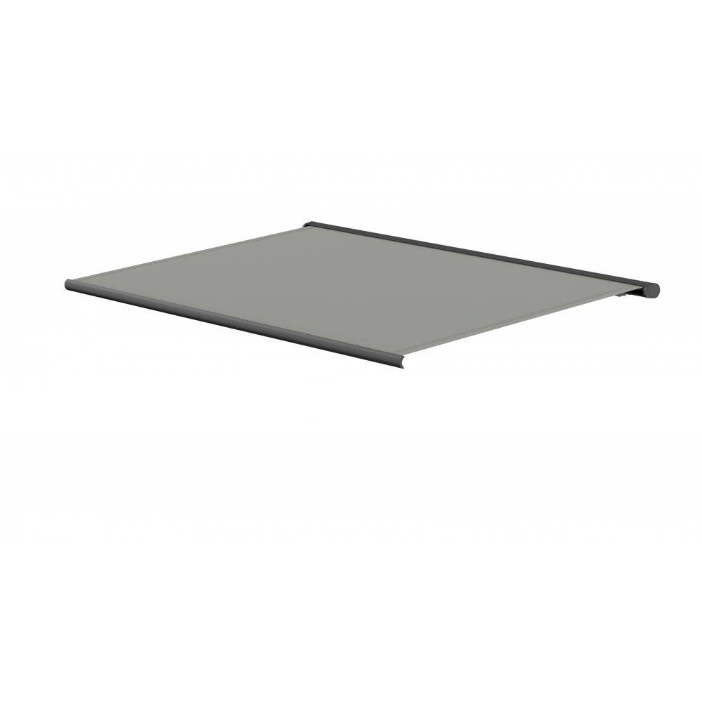 Terrassmarkis helkassett 5x3m | Motor & fjärrkontroll | Ljus grå