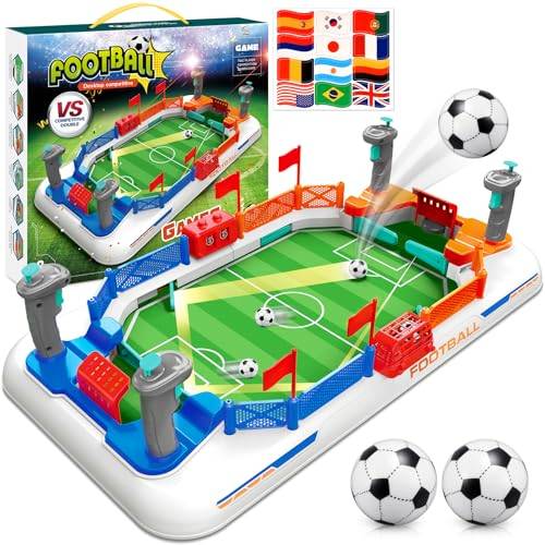 Mini Baby Foot Barn Vuxen, Sällskapsspel för barn 4-10 år Babyfoot Leksak Present Pojke 4-11 år - Familjefotbollsspel Julklapp Födelsedagspresent