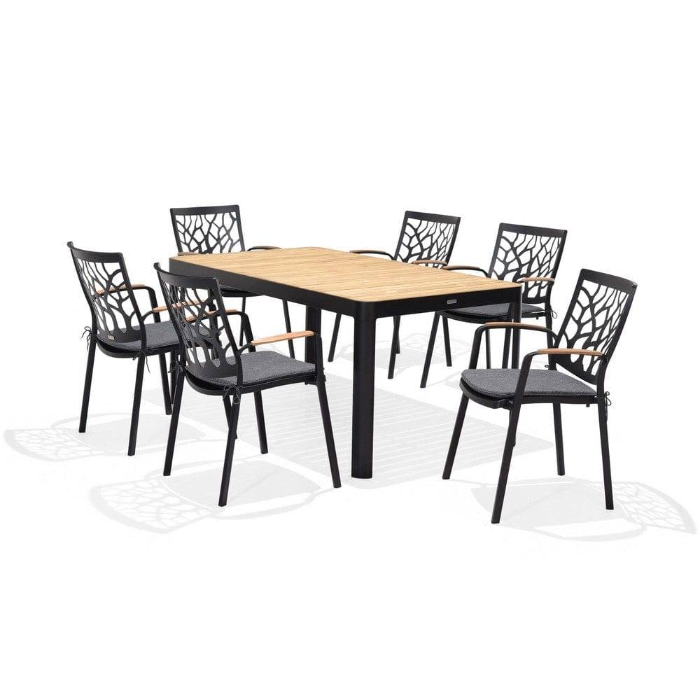 LifestyleGarden Matgrupp Portals Dark 160 - 6 st