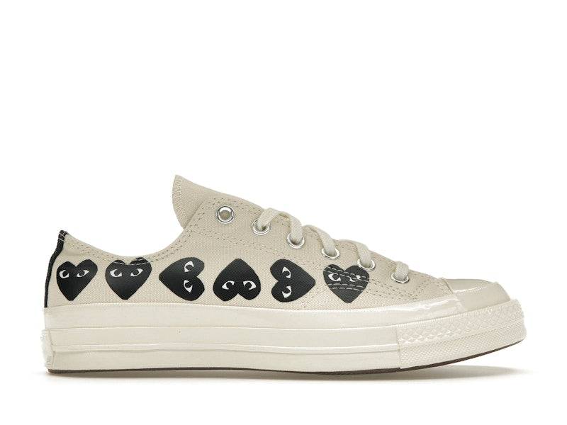 Converse Chuck Taylor All Star 70 Ox Comme des Garcons PLAY Multi-Heart Milk - 45 / Livraison 3 à 6 jours