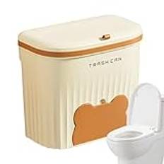 Vriusi Camping Trash Can | RV Täckt Rubbish Bin | Counter Waste Basket med Trash Bag Storage Compartment, Compact Food Waste Bin för Cupboard, badrum, sovrum och studio