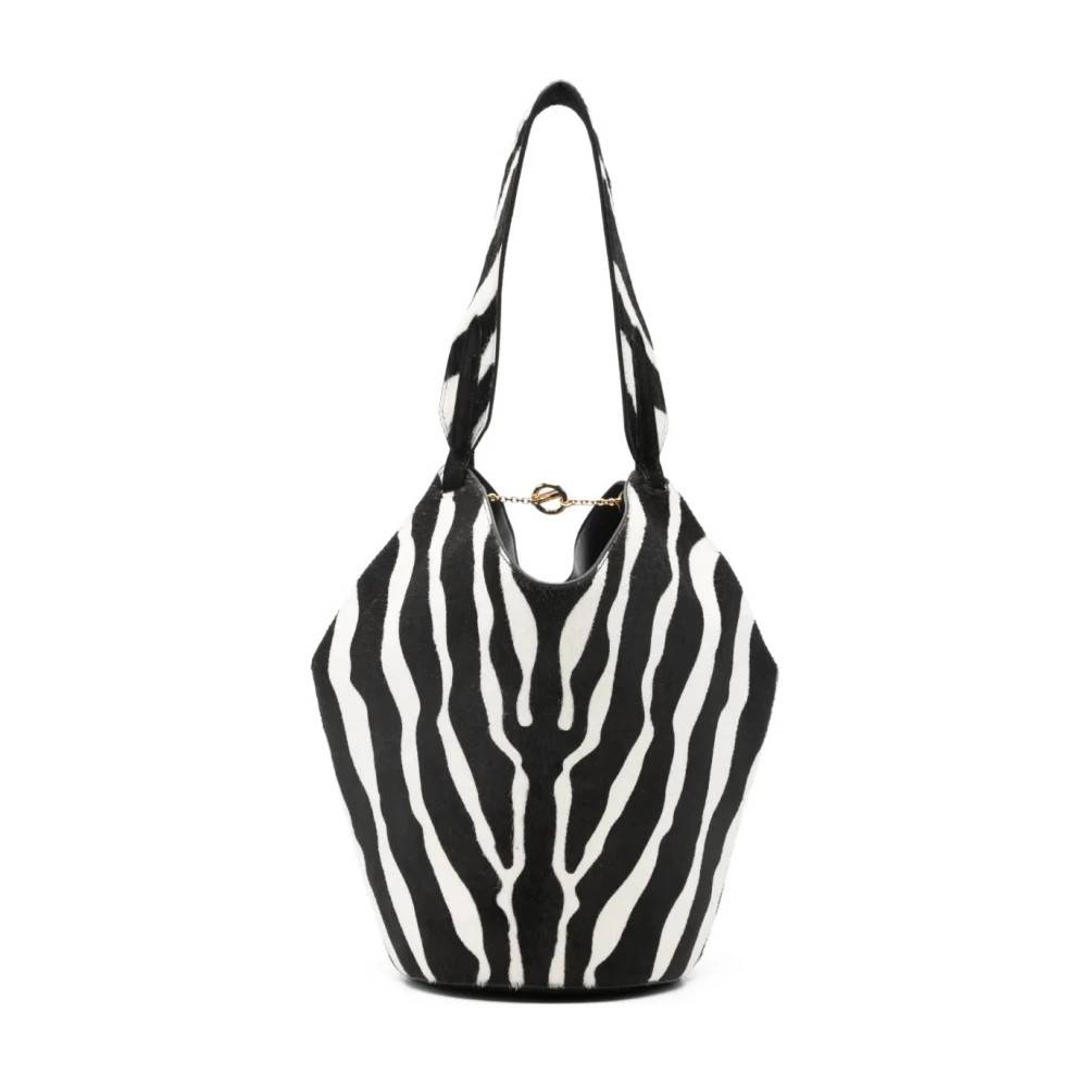 Khaite Mini Lotus Tote - Tasker - Dame - Hvid - ONE SIZE - Uld