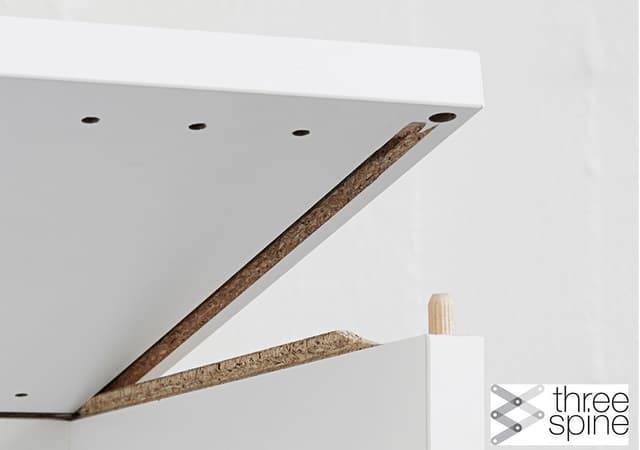 Epoq Click White övre skåp för kylskåp 60x35