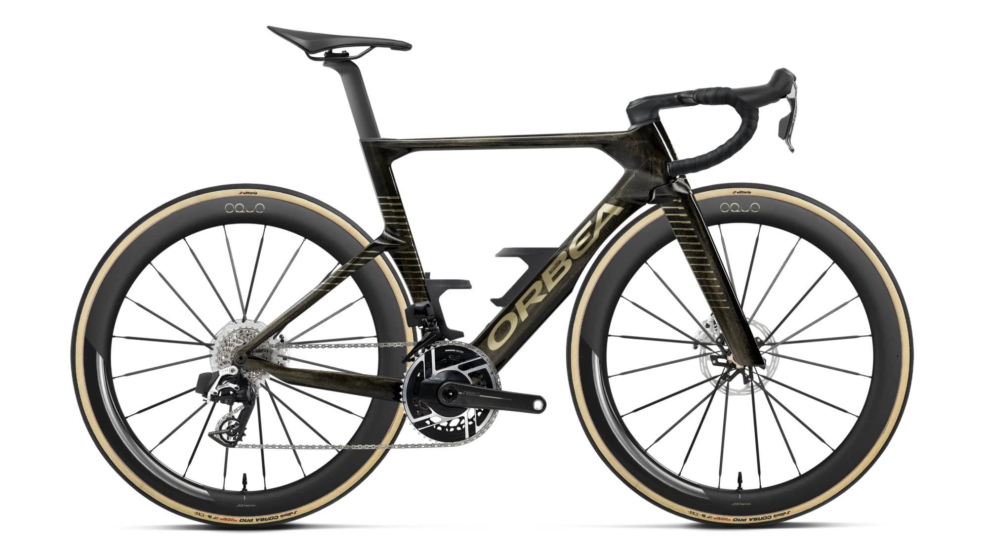 Orbea Orca Aero M11e LTD PWR | Landsväg Aero | Magic Gold-Titanium