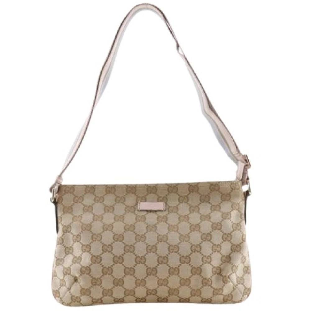 Gucci Vintage - Pre-owned GG Canvas Axelremsväska Vintage - Dam - ONE Size -