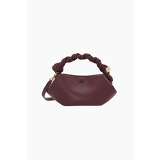 Ganni Bou Bag Mini A6947 - Burgundy - GANNI - Bordeaux One Size