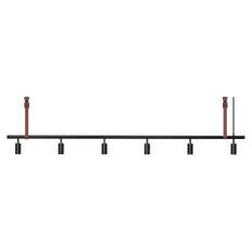 RUBN Long John Pendel 6 Spots (220 cm) Black