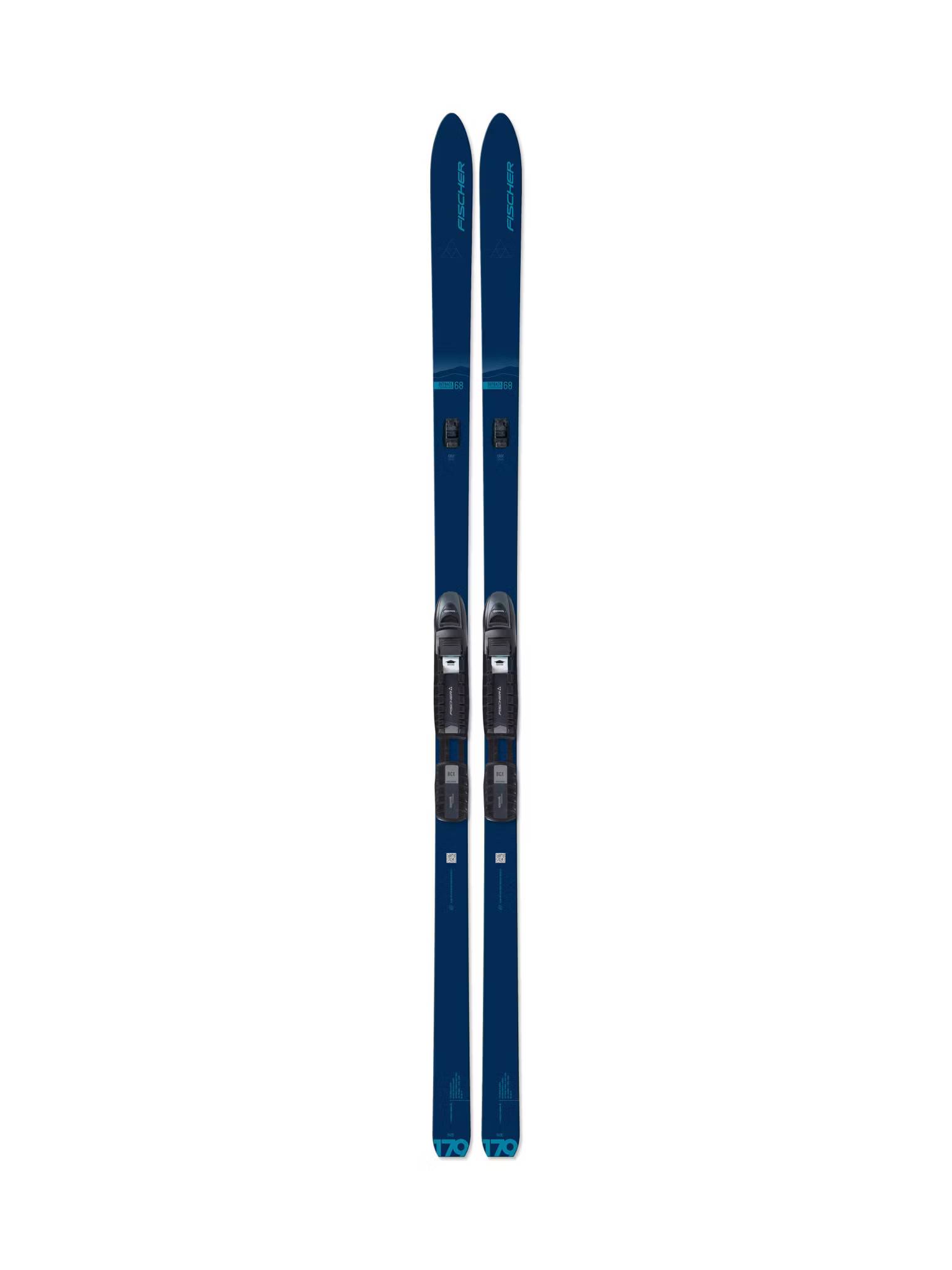Fischer Outback 68 Crown/Skin Xtrallite Ink Rottefella NNN BC Manual: 199cm