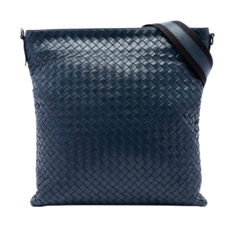 Bottega Veneta Vintage - Pre-owned Woven Nappa Crossbody Bag Vintage - Dam - ONE Size - Läder