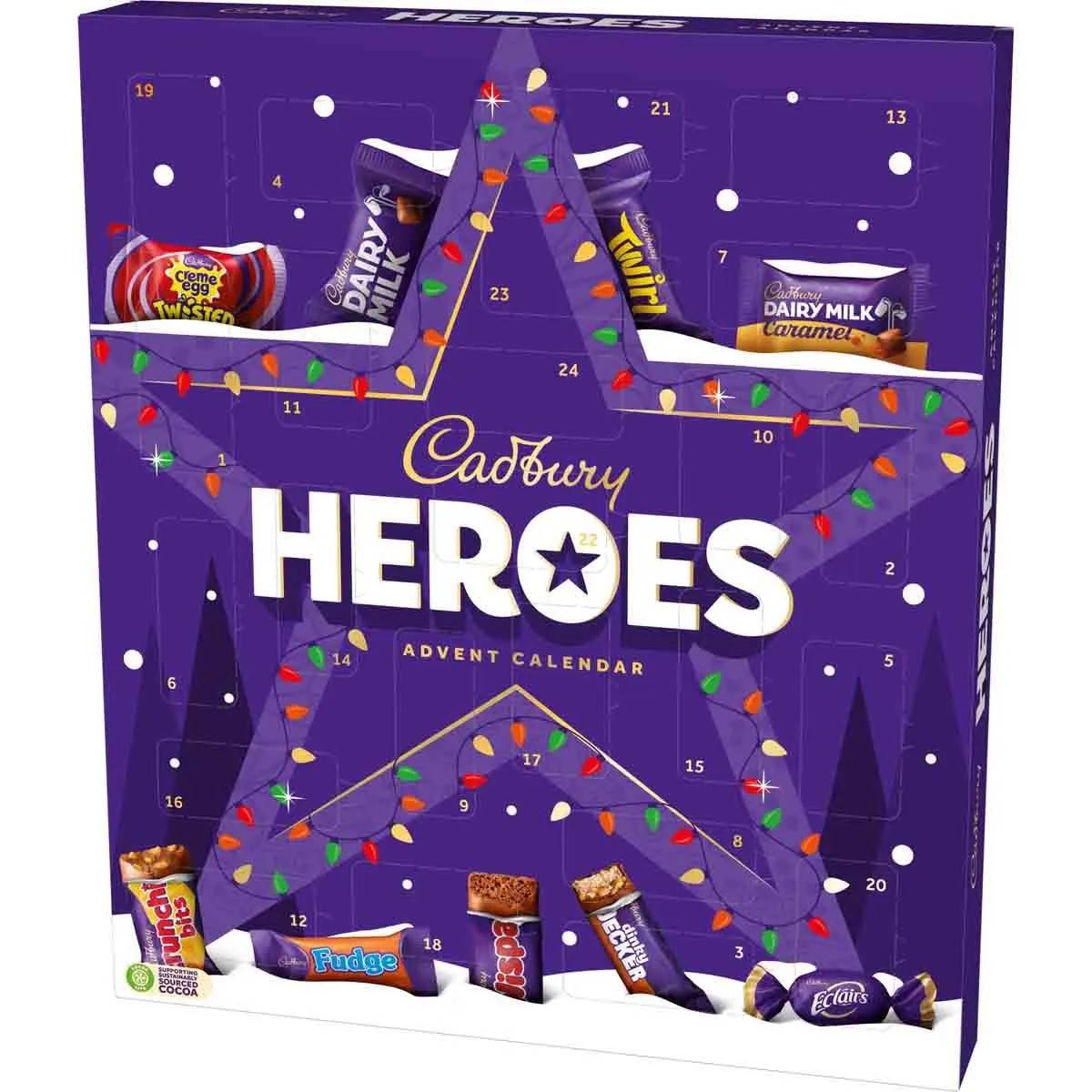 Cadbury Heroes Advent Calendar 230g