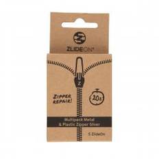 Zlideon Multipack Normal Plastic & Metal Zipper - Silver - Str. XS-XL - Lynlås