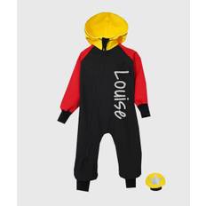 Waterproof Softshell Overall Comfy Black/Red/Yellow Jumpsuit