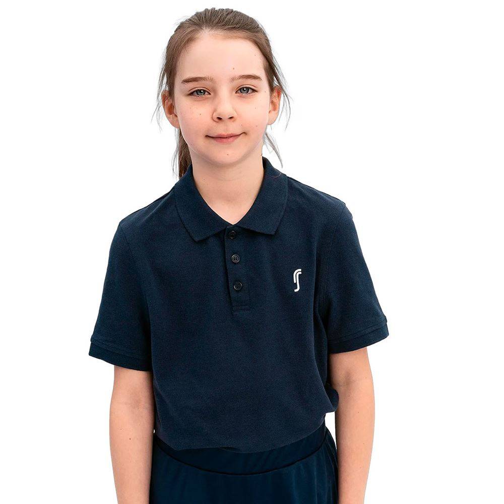 RS Junior Classic Polo, Padel- och tennispiké tjej - Navy (4-6 år)