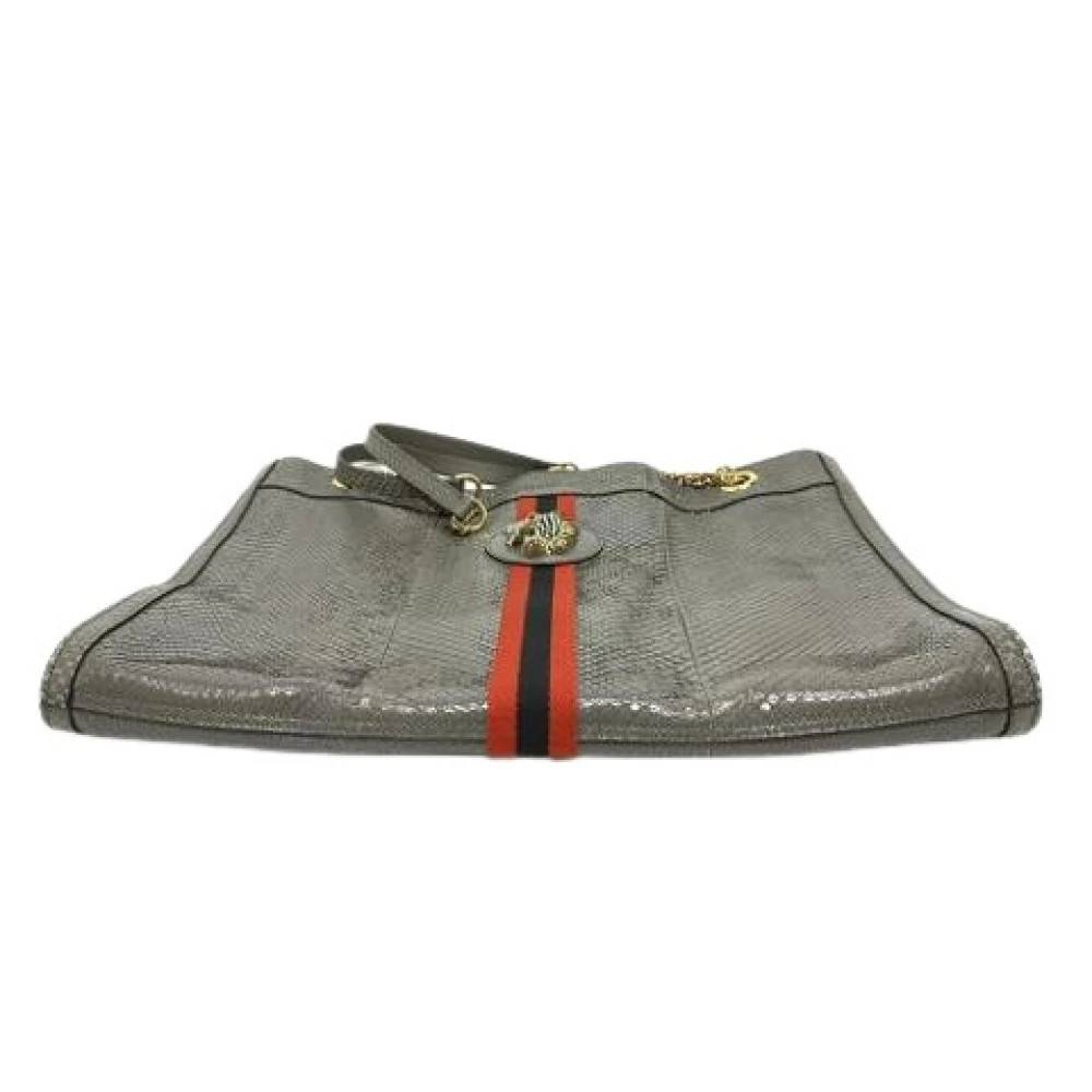 Gucci Vintage Pre-owned Vintage Skuldertaske - Vintage - Dame - Grå - ONE SIZE - Uld