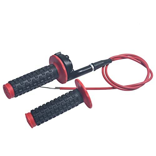 OQUGRHR Rött styre handtag 22 mm för ATV Quad Pit Bike Dirt Bike 50cc 90cc 110cc 125cc 150cc 200cc 250cc