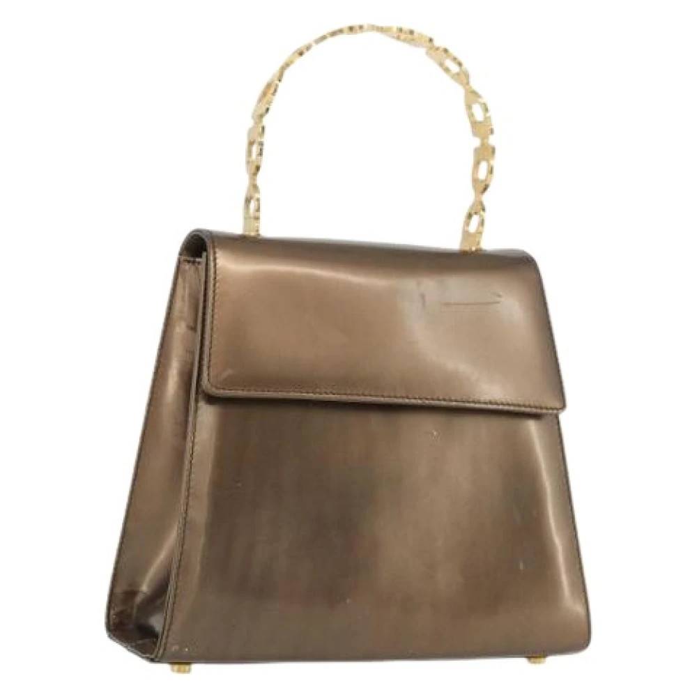 Salvatore Ferragamo Pre-owned Pre-owned Håndtaske - Vintage - Dame - Brun - ONE SIZE - Uld