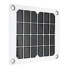 5V 20W Monokristallin Solpanel, Vattentät Bärbar Solpanel, USB-solpanelladdarmodul för Bil Skåpbil Båt Caravan