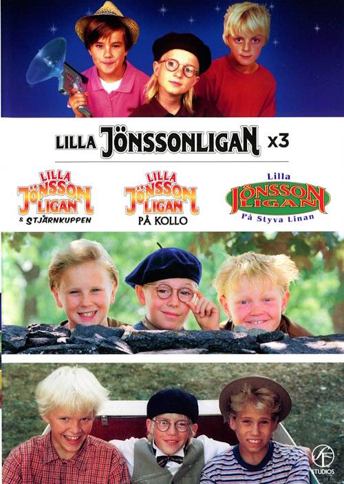 DVD - Lilla Jönssonligan X3 (Beg)