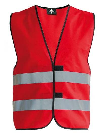 Kids Functional Vest - S, Rød.