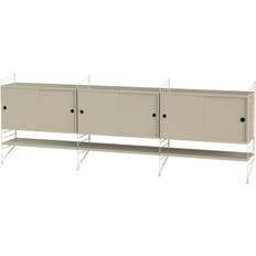 String Stringhylla Bundle I Sidobord Beige - Skänkar & Sideboards Pulverlackerad Metall Beige - Bundle_L_F_14_14