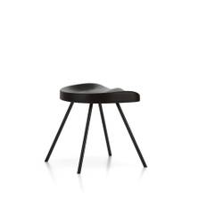 Vitra - Tabouret 307 / Solid Dark Oak - Sittpallar - Jean Prouvé - Svart - Trä