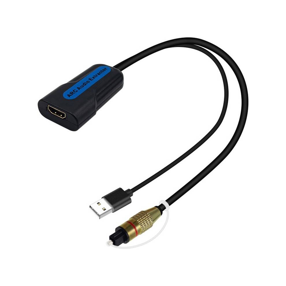 ARC EARC Audio Extractor -Compatible to SPDIF Optical TOSLINK Stereo Out Splitter Adapter Audio Converter HD ARC