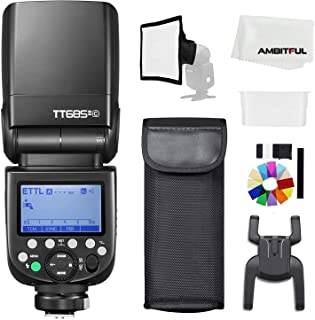 Godox TT685IIC 1/8000s HSS GN Speedlite Flash TTL TCM efficient Conversion Function Built-in Godox 2,4G X System Receiver(TT685IIC for Canon)