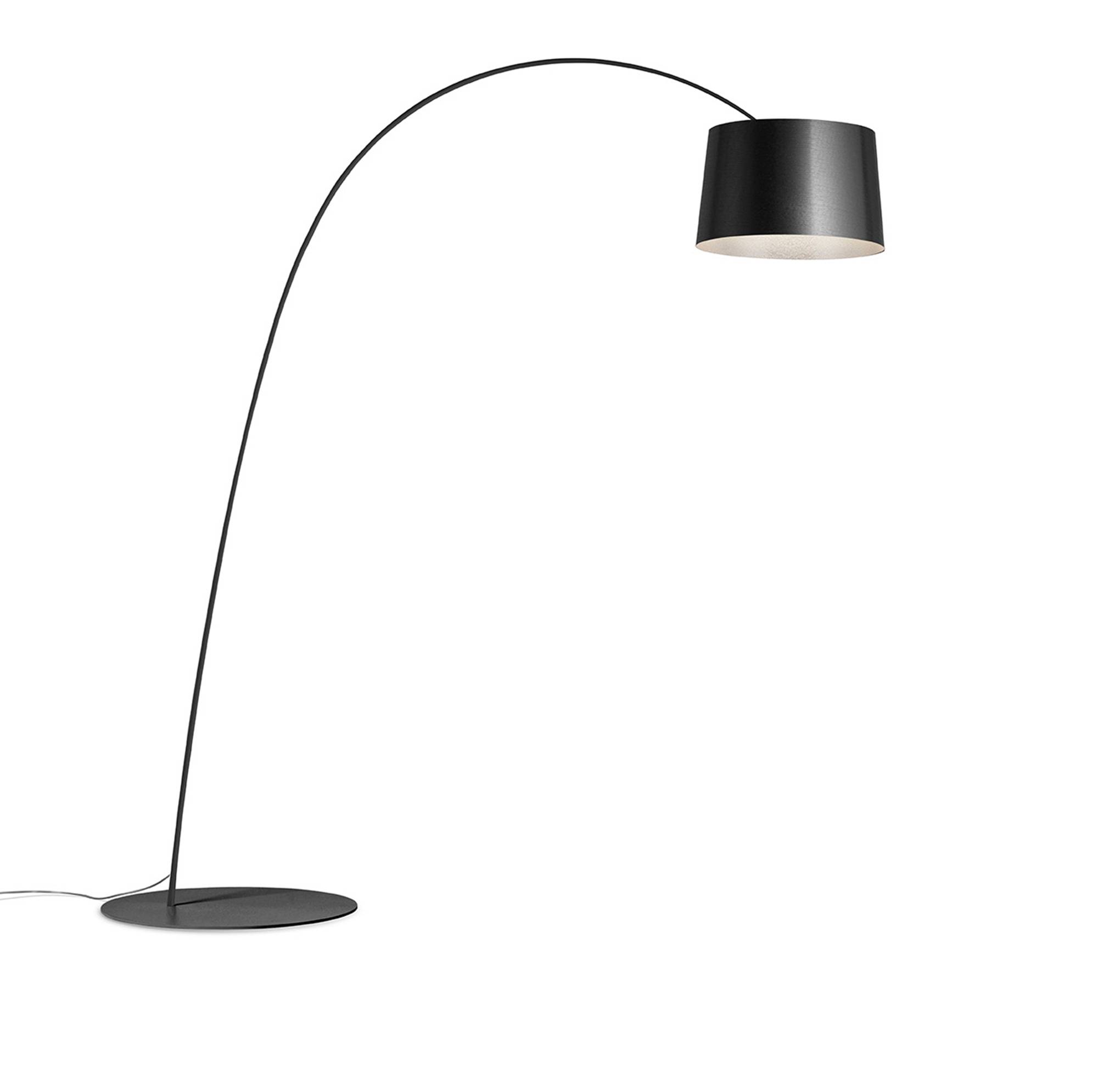 Foscarini - Twiggy Floor, Grafite, Max 3x77W E27 - Båglampor - Marc Sadler - Grå