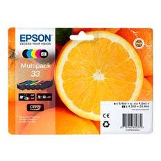 Epson 33 Multipack Sort Gul Cyan Magenta Foto-sort