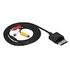 1.8M Audio Video Cable, TV -AV Cable, Gaming Video Cable, Streamlined Design, for XBOX 360 Slim