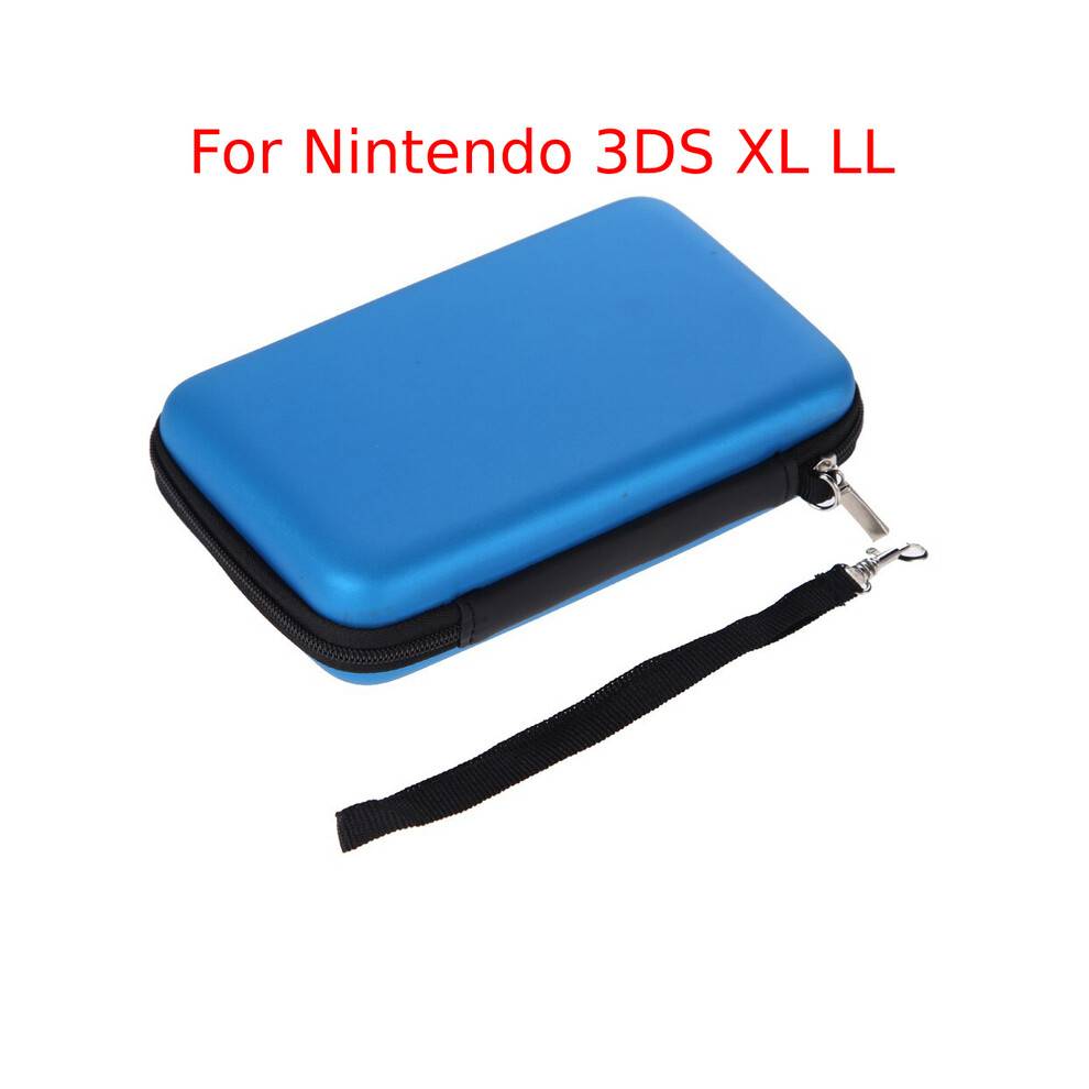(Blå A)EVA Skin Carry Hard Case Väska påse för Nintendo 3DS XL LL/Switch/2DS med rem Funktioner hållbara