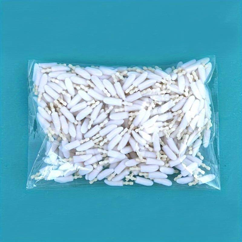 Factory Wholesale 1 Pack of 100 Lip Brush Heads for Lipstick, Blush Makeup Brushes, and Bubble Brush Replacement Heads 100PCS