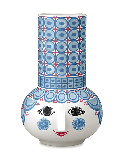 Bjørn Wiinblad Olga Ljusstake H14 cm ljusblå - Ljusstakar & Ljushållare - LIGHT BLUE / blue