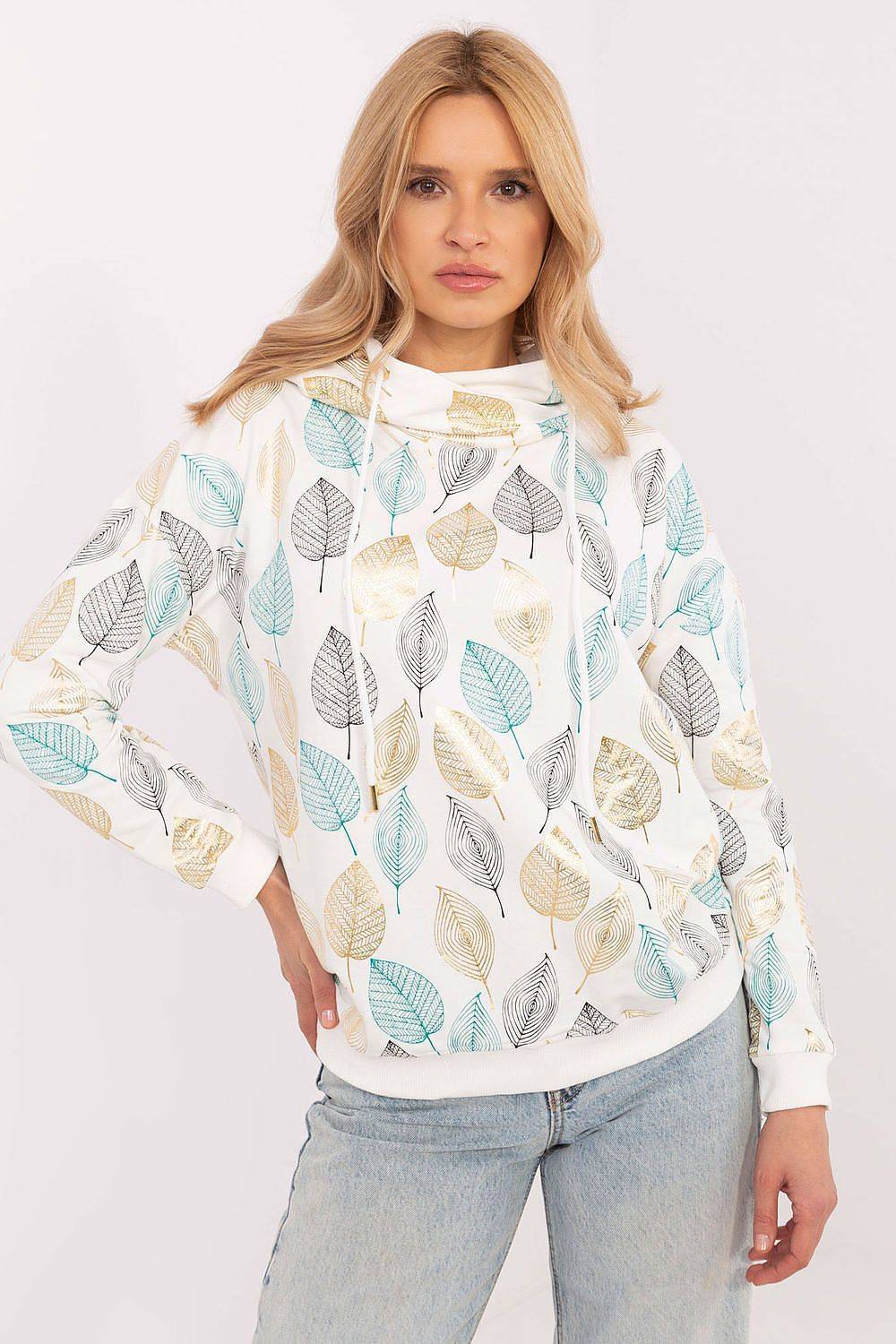 Women's Cotton Sweatshirt - Stylish & Comfortable - white / L (L)