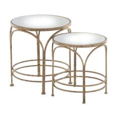 Ethan Set of 2 Mirrored Nest Tables