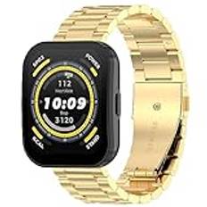 Tyogeephy Metallrem kompatibel med Amazfit BIP 5/GTR 4/GTR 3/GTR 3 pro rostfritt stål klockarmband smartwatch tillbehör för Xiaomi Watch S2 remmar, 22mm