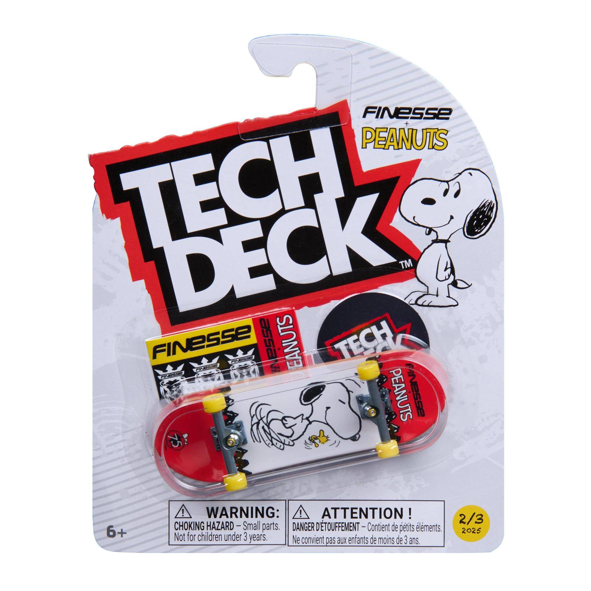 Tech Deck Fingerboard 96mm Peanuts 2/3 - Tech Deck - Leksaksaffären