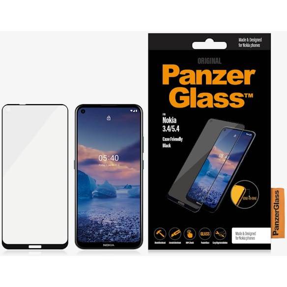 PanzerGlass Nokia 3.4/5.4 (CF), Black 10st