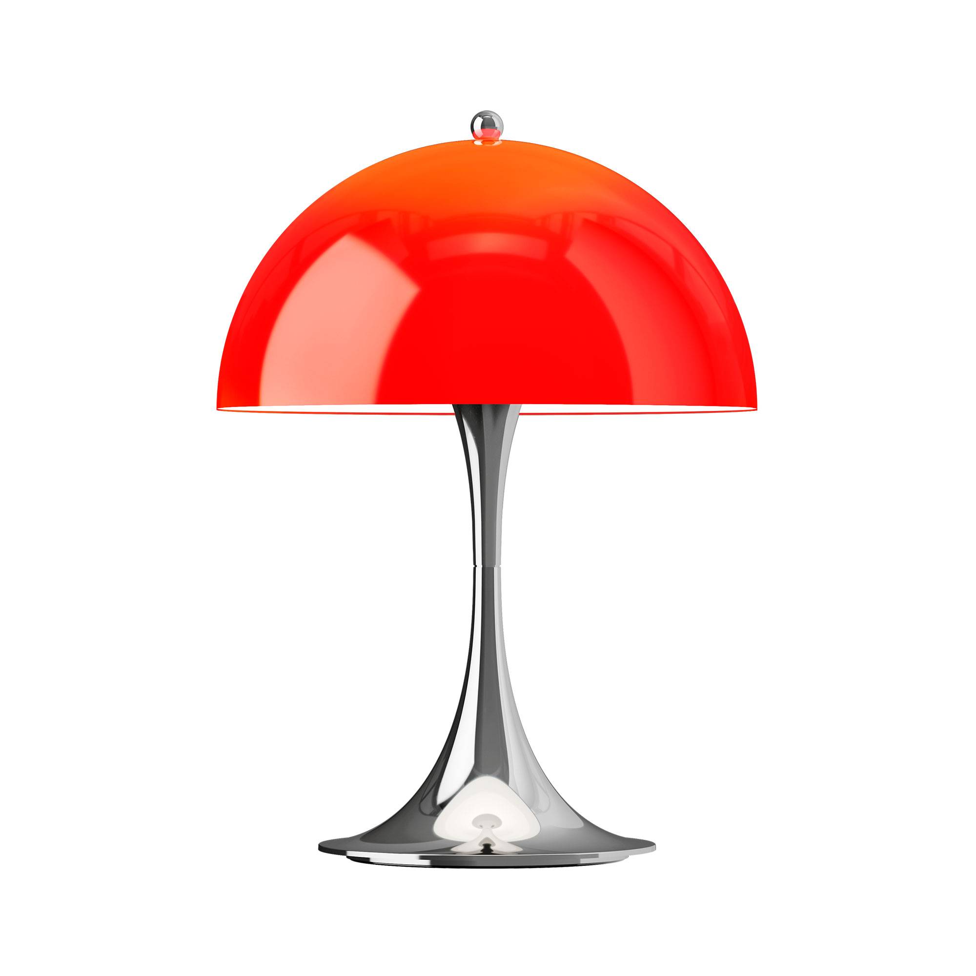Panthella 250 Portable, The Originals Original Opal Blue Grey, Chrome.