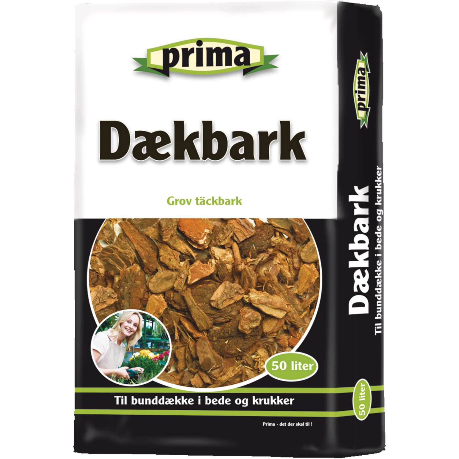 Prima dækbark 50 L
