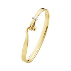 TORUN BANGLE Armbånd Guld Diamant 0.08 ct Hvidguld