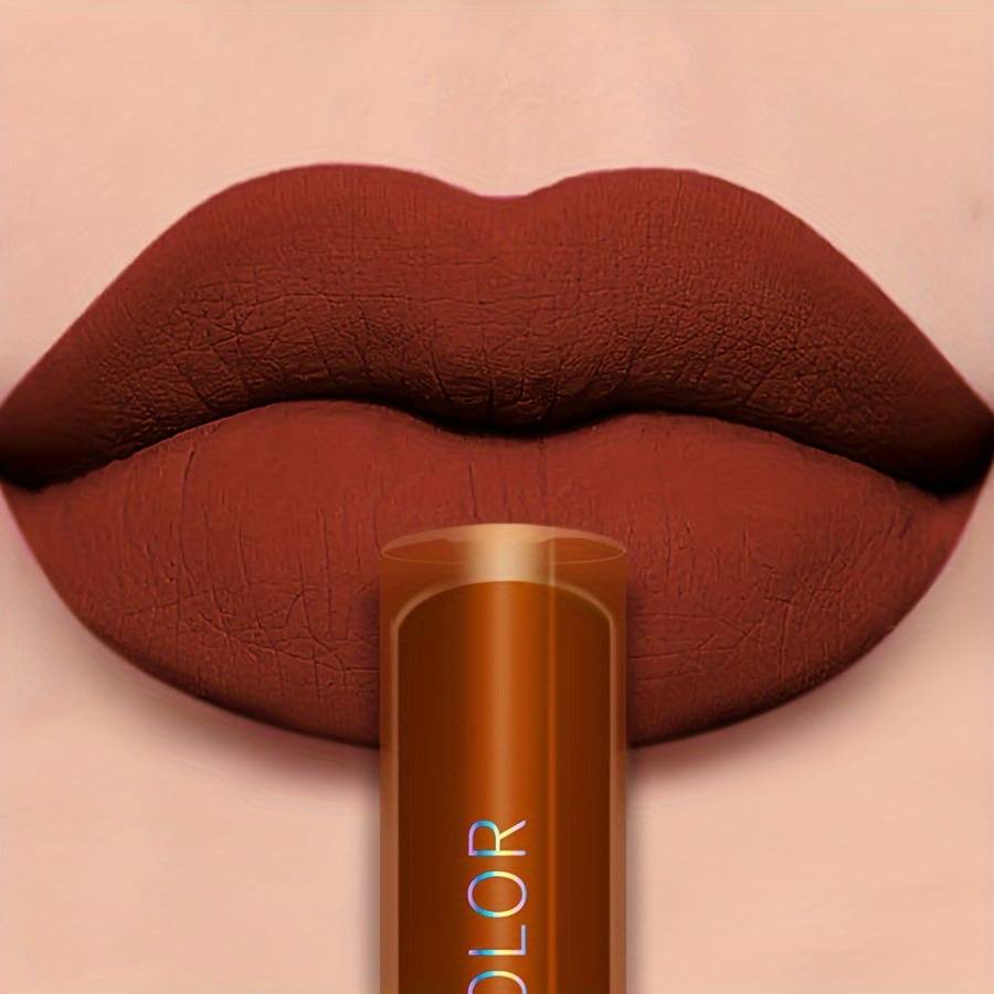 TEMU Lip Glaze, Liquid Lip Glaze, Color, Matte, Waterproof, Lasting Makeup