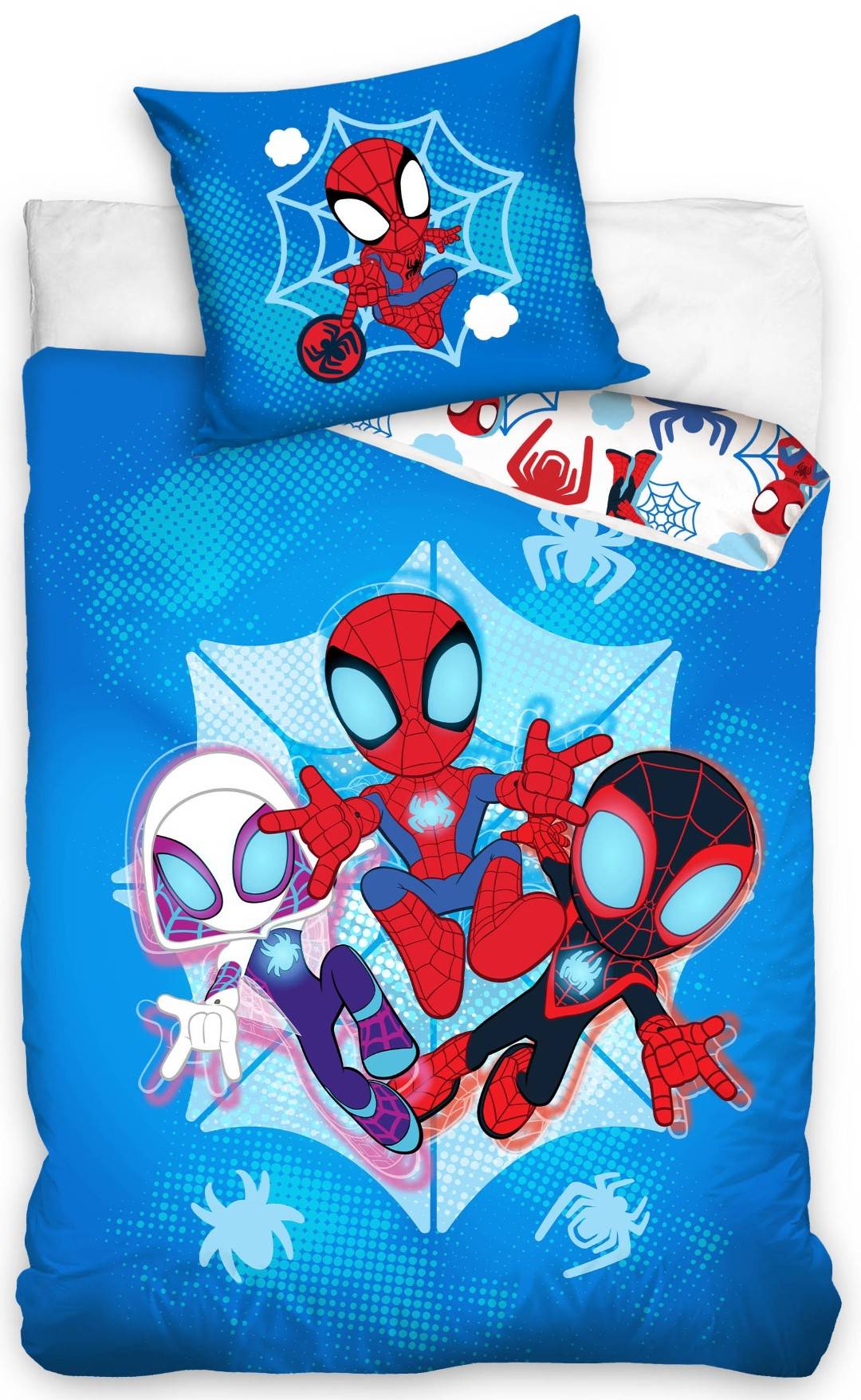 Spiderman Påslakanset 150 x 210 cm - 100 procent bomull