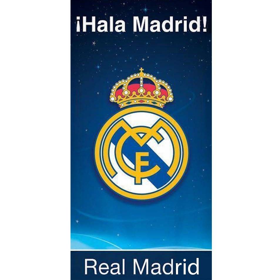 Real Madrid Fan Spirit badhandduk, strandhandduk 70x140 cm (Fast Dry)