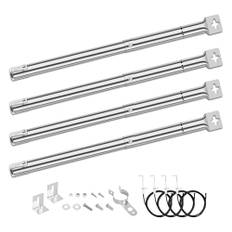 Denmay 31cm- 45cm Universal reservdelar för brännare i rostfritt stål för för Landmann Triton 2/3, Enders, Campingaz, Taino, Proficook, Barbecook, Tepro och andra grillar, 4-pack