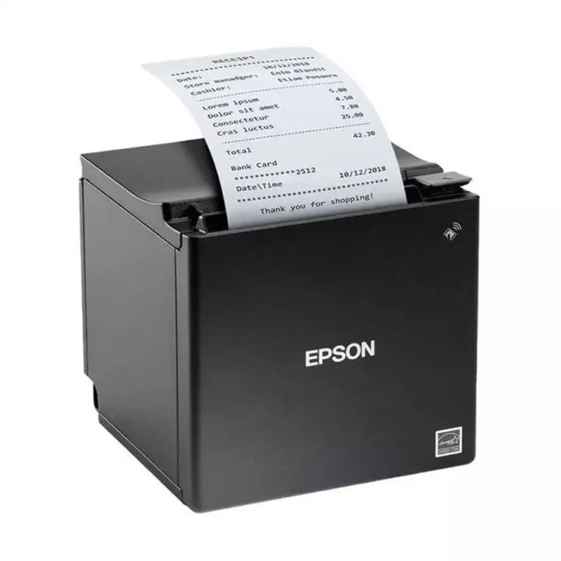 Kvittoskrivare, USB, LAN, Bluetooth, ePOS, Epson TM-m30II (USB & LAN)