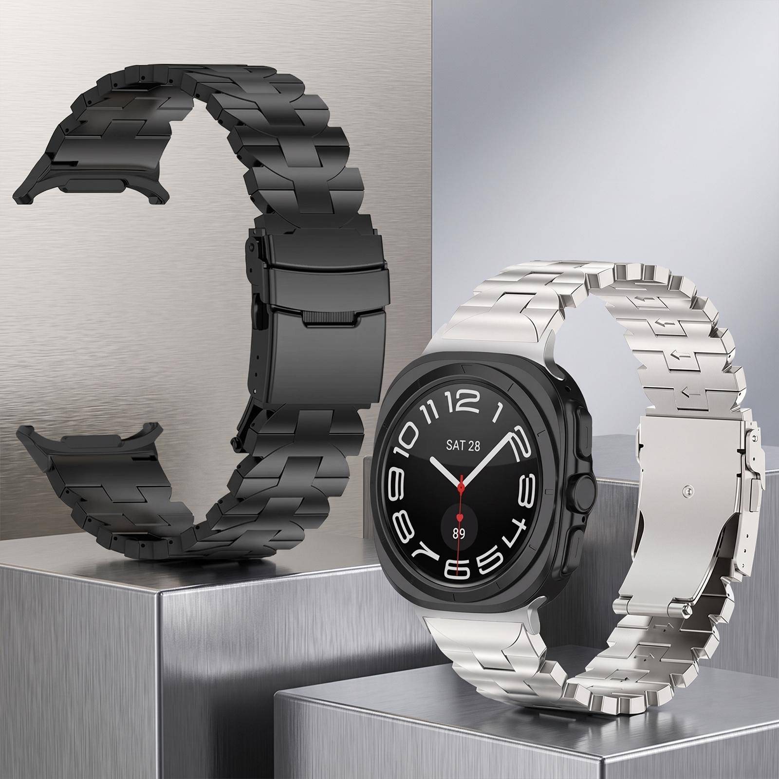 Premium Lätta Titanarmband för Samsung Galaxy Watch Ultra 2 47mm 2025 Armbandsband För Galaxy Watch 9 8 Classic
