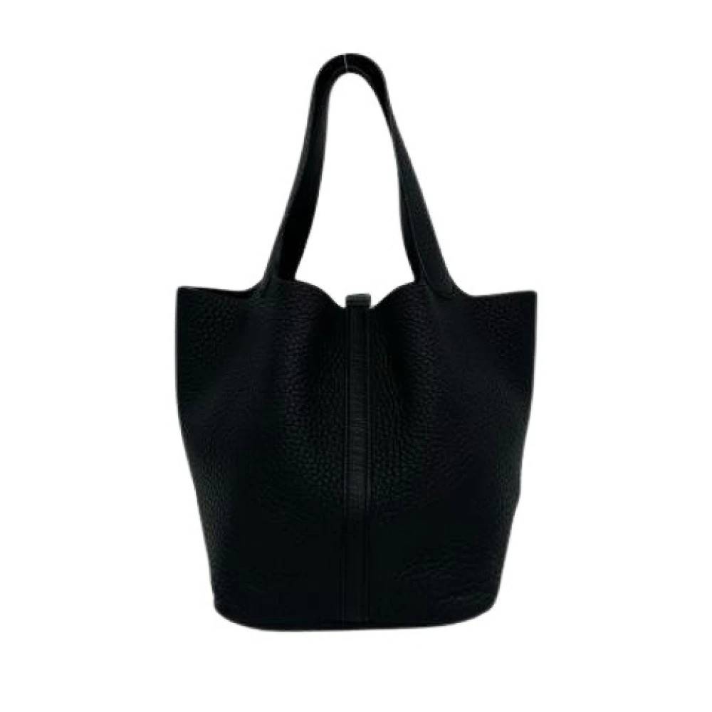 Hermès Vintage Pre-owned Bucket Bag - Vintage - Dame - Sort - ONE SIZE - Læder