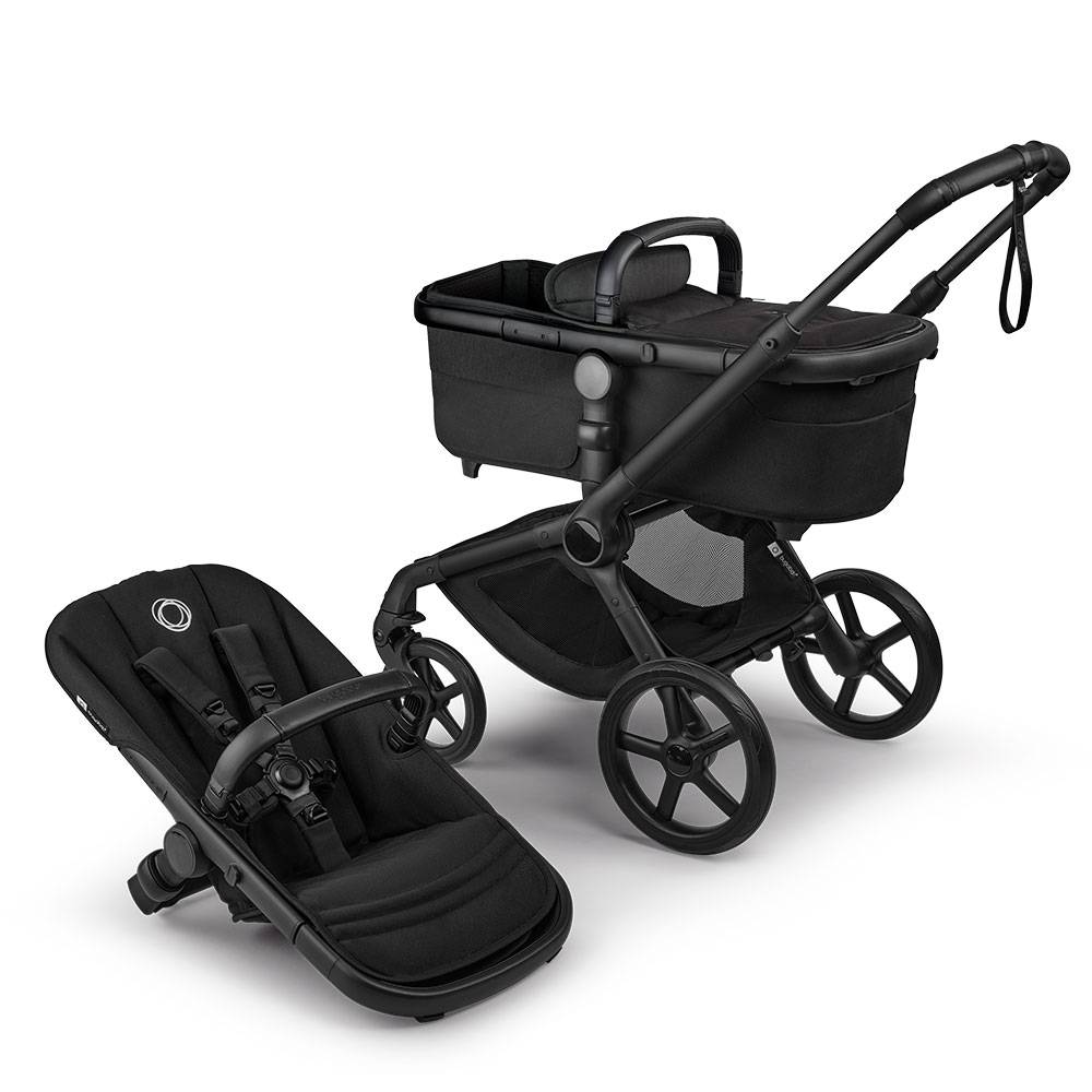 Bugaboo Fox 5 Renew Bas Black/Heritage Black - Svart