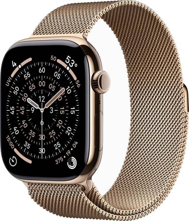 Apple Watch S11 46mm CEL (Gold Titanium/Gold Milanese Loop) M/L